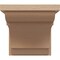 Ekena Millwork 7"W x 7"D x 7"H Wide Bryant Rough Cedar Woodgrain TimberThane Corbel, Primed Tan CORUR07X07X07BRYRCPR - alternate 2